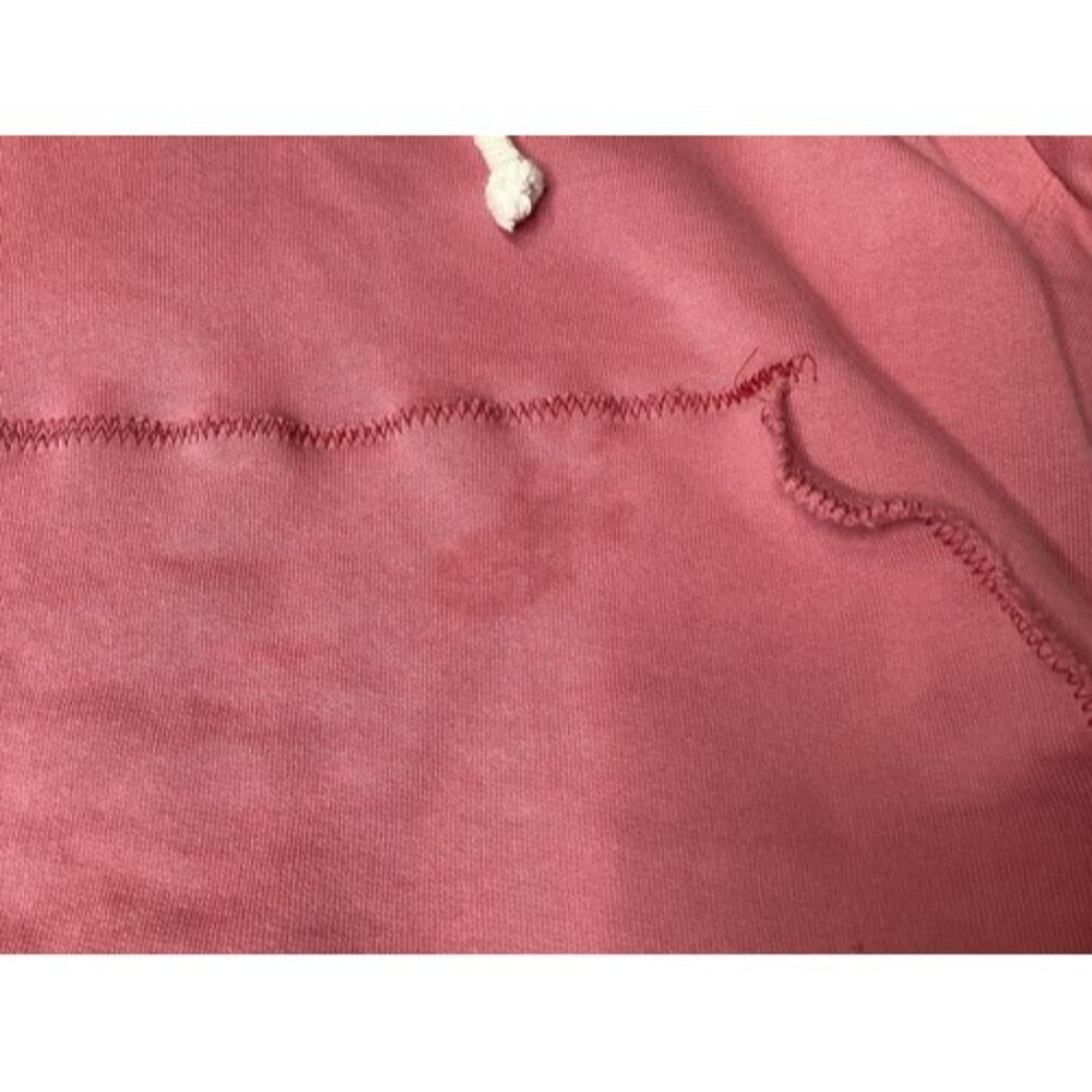 Pact Hoodie Pink Short Sleeve Cropped Large Kangaroo Pocket Organic Cotton READ - Picture 7 of 7
